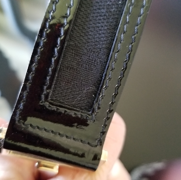 Gucci GG Monogram Patent Leather Shoulder Bag - Picture 12 of 17